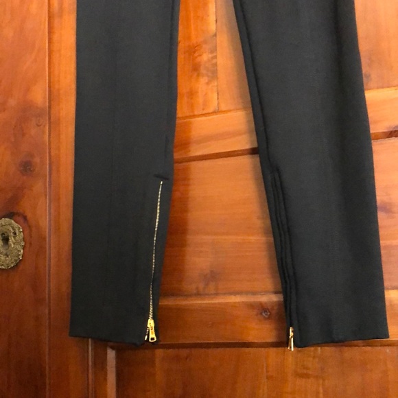 Tom Ford black slim stretch textured pant - Picture 4 of 8